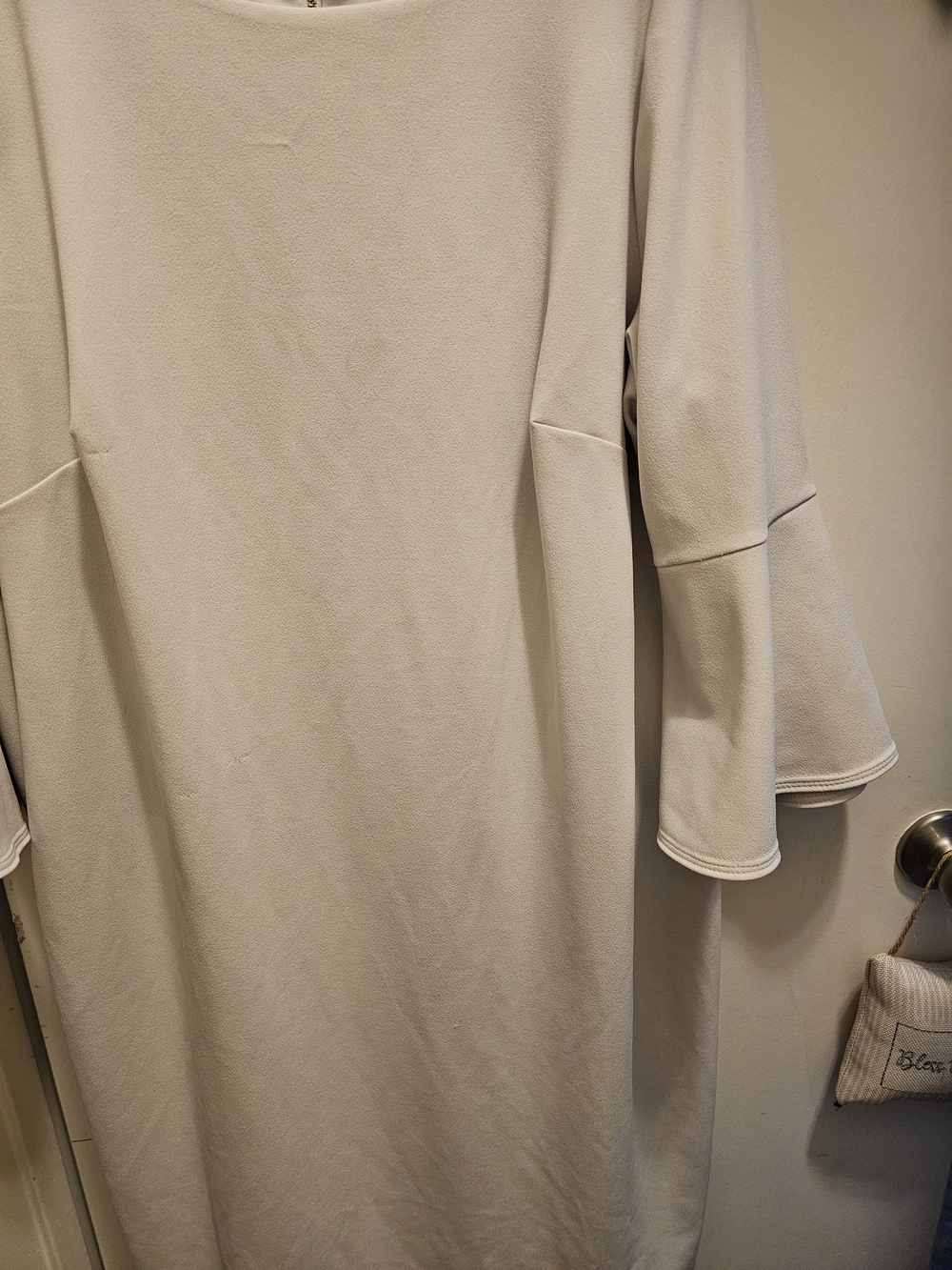 Calvin Klein MIDI Sheath Bell Sleeve Dress Size 18
